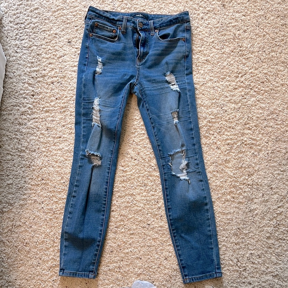Aero cropped high rise Jeggings